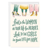 Women Heroes and Hope Custom Encouragement Card
