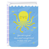 High-Five Octopus Blank Congratulations Card
