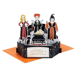 Disney Hocus Pocus Sanderson Sisters 3D Pop-Up Halloween Card