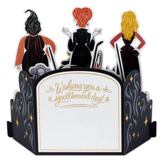 Disney Hocus Pocus Sanderson Sisters 3D Pop-Up Halloween Card