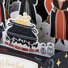 Disney Hocus Pocus Sanderson Sisters 3D Pop-Up Halloween Card