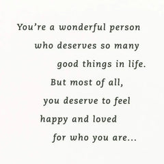 You're a Wonderful Person Christmas Card for Son