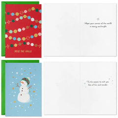Whimsical Holidays Assorted Boxed Christmas Cards, Pack of 72