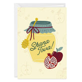 Sweet Peace and Blessings Custom Rosh Hashanah Card