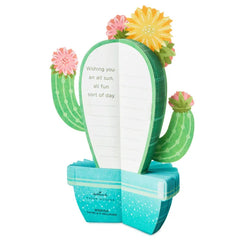 All Sun, All Fun Flowering Cactus Honeycomb 3D Pop-Up Card