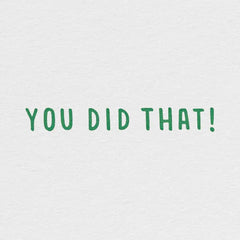 Hooray, You Did It Congratulations Card