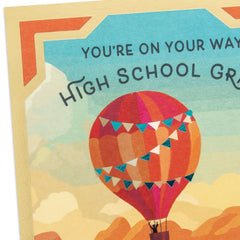You're on Your Way High School Graduation Card