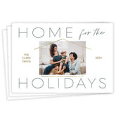 Home for the Holidays Flat Holiday Photo Card