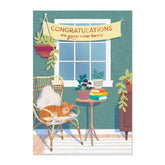 Comfort and Contentment New Home Congratulations Card
