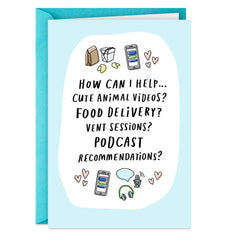 Cute Animal Videos Support Card