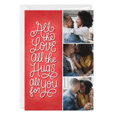 Personalized All For You Love Photo Card