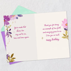 Your Love Is a Testament to God's Love Birthday Card for Mom