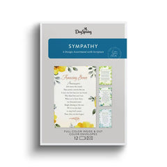 Beautiful Hymns Assorted Religious Sympathy Cards, Box of 12