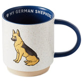 I Heart My German Shepherd Mug, 16 oz.