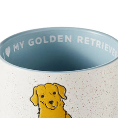 I Heart My Golden Retriever Mug, 16 oz.