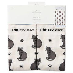 I Love My Black Cat Crew Socks