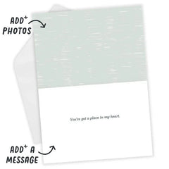 Place In My Heart Custom Love Card