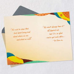 Being Real About What We Need Friendship Card