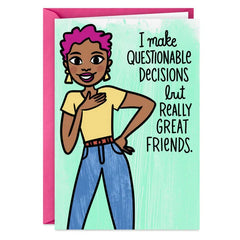 One of the Greatest Funny Birthday Card for Friend