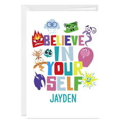 Disney/Pixar Inside Out 2 Believe in Yourself Custom Encouragement Card