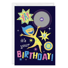 Disney/Pixar Inside Out Feel the Joy Custom Birthday Card