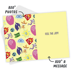 Disney/Pixar Inside Out Feel the Joy Custom Birthday Card