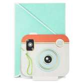 Instant Photo Camera Paper Craft Congratulations Card