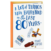 You're the Best of All Funny 80th Birthday Card