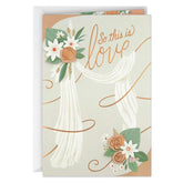 Here's to All the Happiness Ahead for You Wedding Card