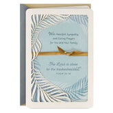 May the Love of God Bring Comfort Religious Sympathy Card
