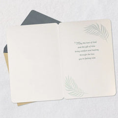 May the Love of God Bring Comfort Religious Sympathy Card