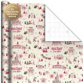 Hallmark + Disney Holiday Ever After Jumbo Christmas Wrapping Paper Roll, 35 sq. ft.