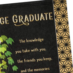 It's Not Just a Degree College Graduation Card