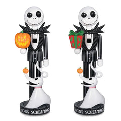 Disney Tim Burton's The Nightmare Before Christmas Jack Skellington Nutcracker Figurine, 12"