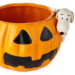 Peanuts® Pumpkin Candy Bowl With Snoopy