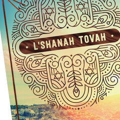 A Year of Many Blessings Rosh Hashanah Card