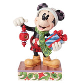 Jim Shore Disney Mickey Mouse Holiday Limited Edition Figurine, 7.7"