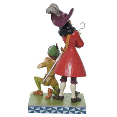 Jim Shore Disney Peter Pan and Captain Hook Figurine, 9.5"