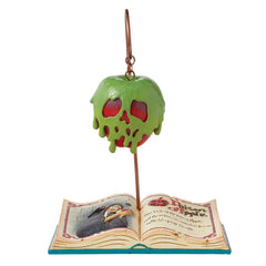 Jim Shore Disney Snow White Poisoned Apple and Book Figurine, 9"