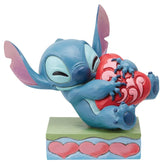 Jim Shore Disney Stitch Hugging Heart Figurine, 5"