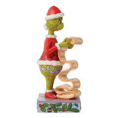 Jim Shore Dr. Seuss Grinch Naughty and Nice List Figurine, 8.7"