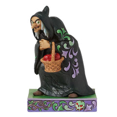 Jim Shore Disney Snow White Old Hag Figurine, 4.7"