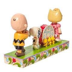 Jim Shore Peanuts Marching Band Figurine, 4.625"