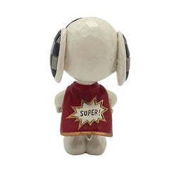 Jim Shore Peanuts Snoopy Superhero Mini Figurine, 3.1"