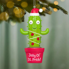 Jolly Cactus Ornament