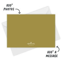 Modern Joy Peace Love Flat Holiday Photo Card