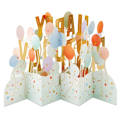 12.38" Jumbo Celebrate Big-Time 3D Pop-Up Birthday Card