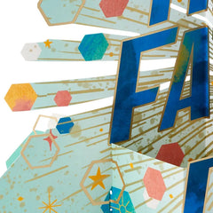 Jumbo Happy Father's Day 3D Pop-Up Father's Day Card