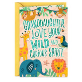 Love Your Wild Spirit Birthday Card for Granddaughter