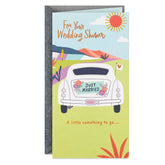 Trip to Happily-Ever-After Money Holder Bridal Shower Card